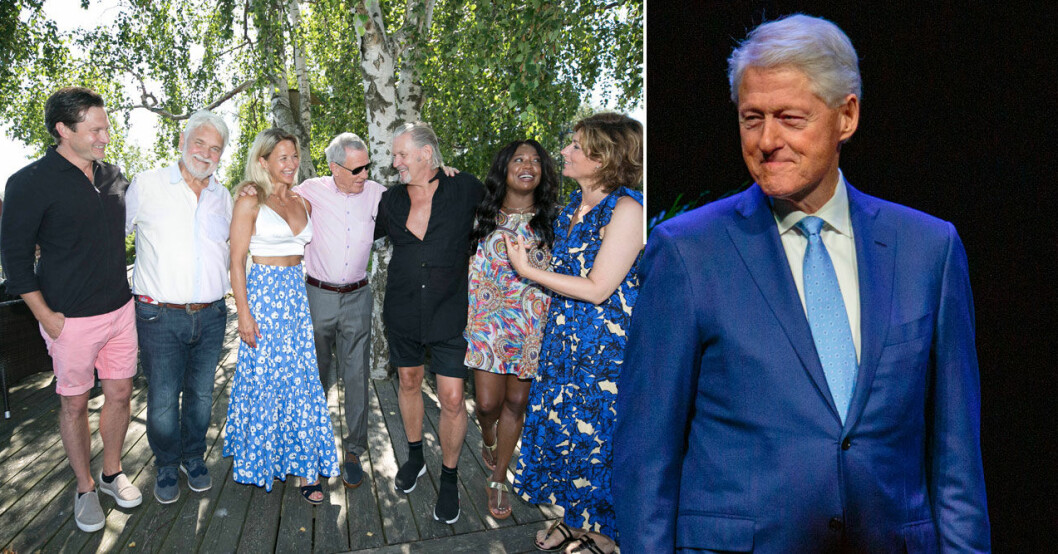 bill clinton på åland