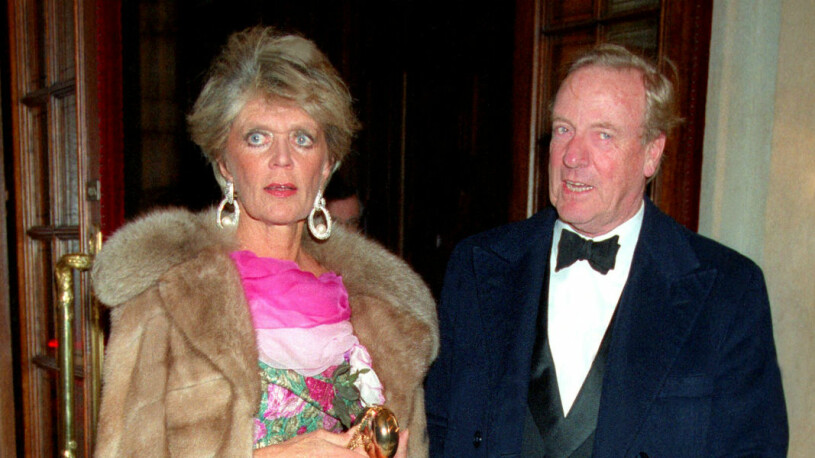 Birgitta och Hansi vid firandet av drottning Silvias 50-årsdag.