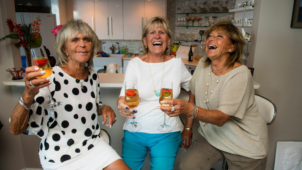 Prinsessan Birgitta med Lill-Babs och Mona Tumba. Prinsessan Birgitta med Lill-Babs och Mona Tumba.