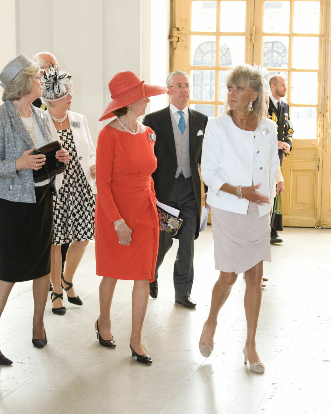 Prinsessan Birgitta med systrarna Margaretha, Desiree samt Christina med maken Tord Magnuson Prinsessan Birgitta med systrarna Margaretha, Desiree samt Christina med maken Tord Magnuson