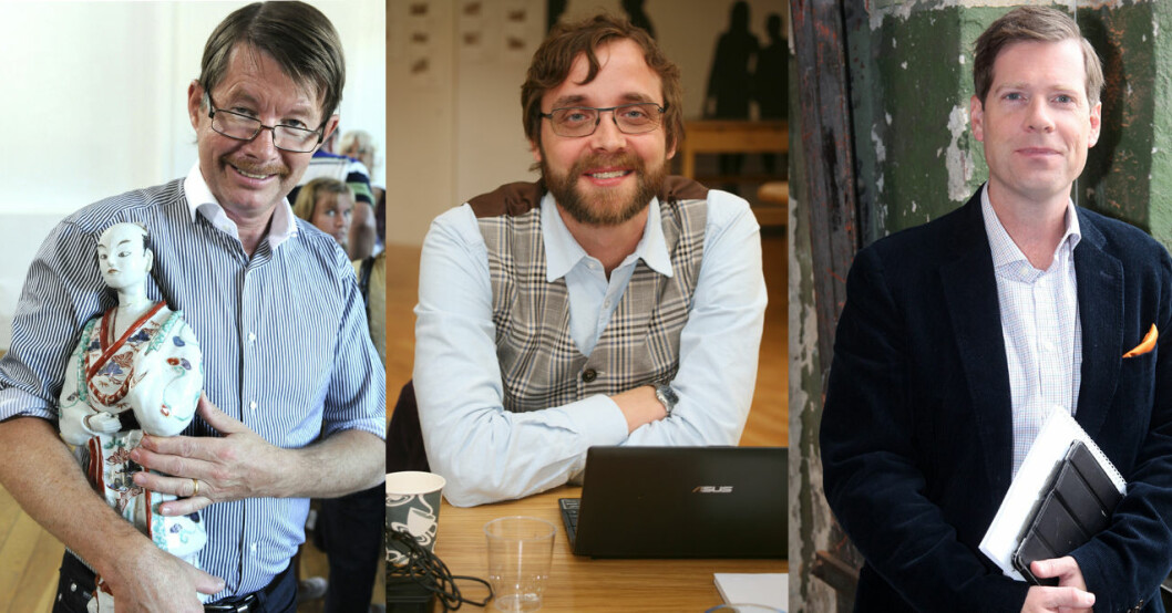 Björn Gremner, Harald Hultqvist och Erik Ingare.
