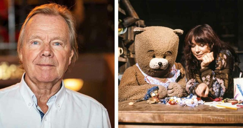 Jörgen Lantz spelade Björne. Här med Eva Funck. Jörgen Lantz