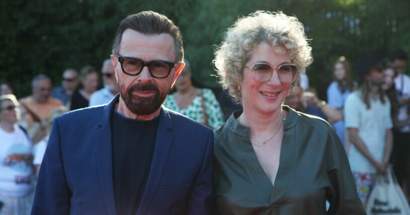 Björn och Christina första officiella framträdande som par, i juli på Cirkus.