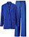Blå kostym för dam med lös passform från Ellos Collection.