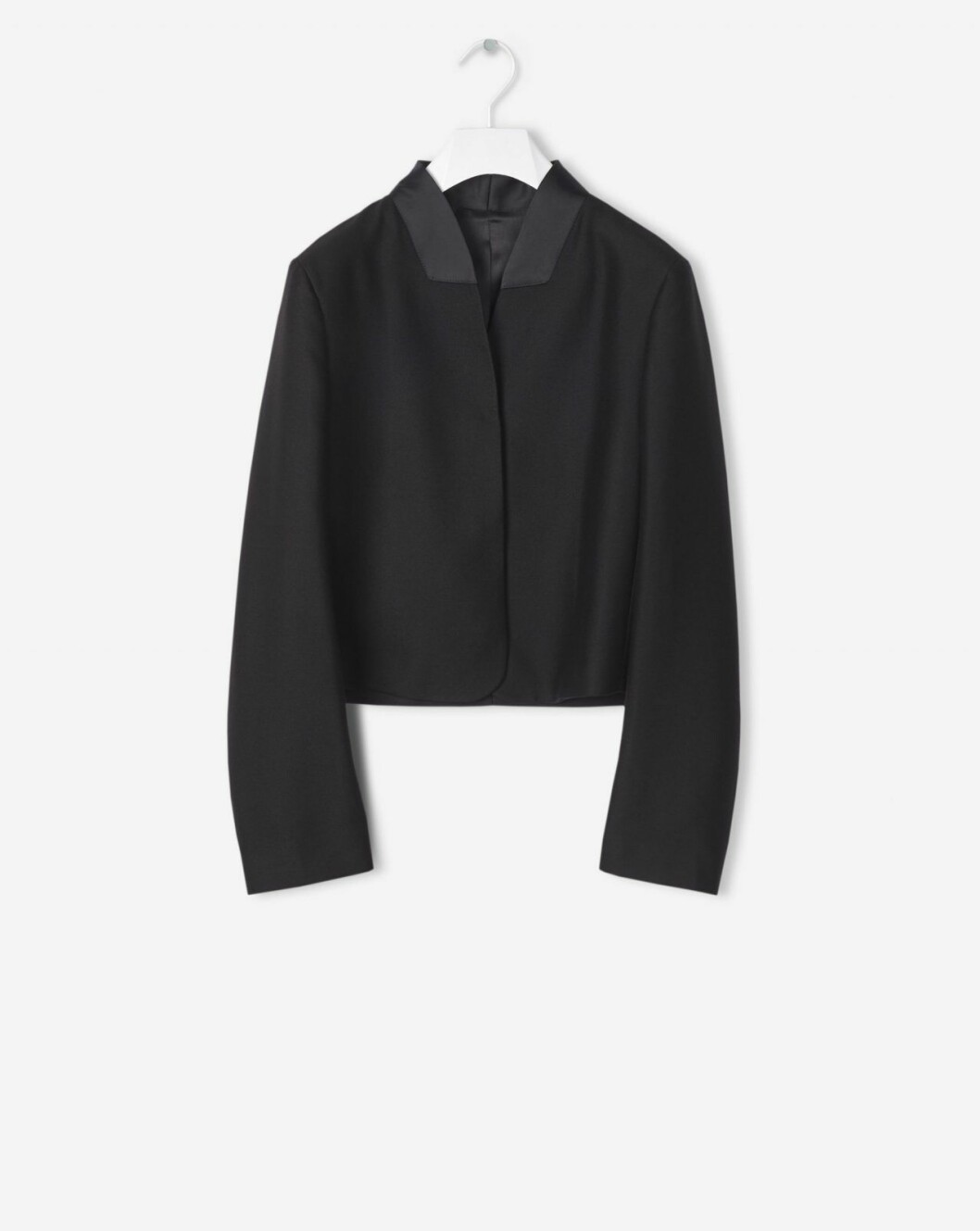 Svart kort blazer