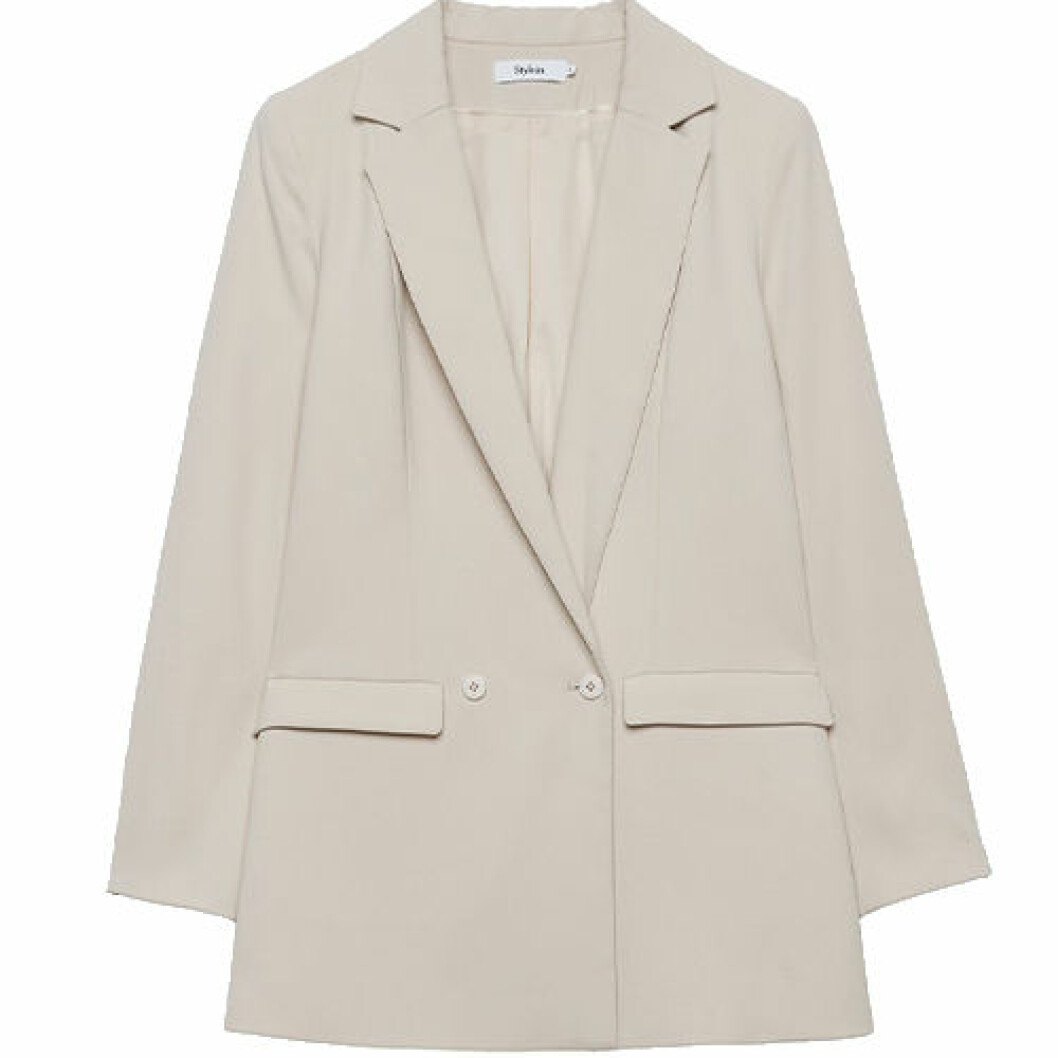 Blazer i beige färg