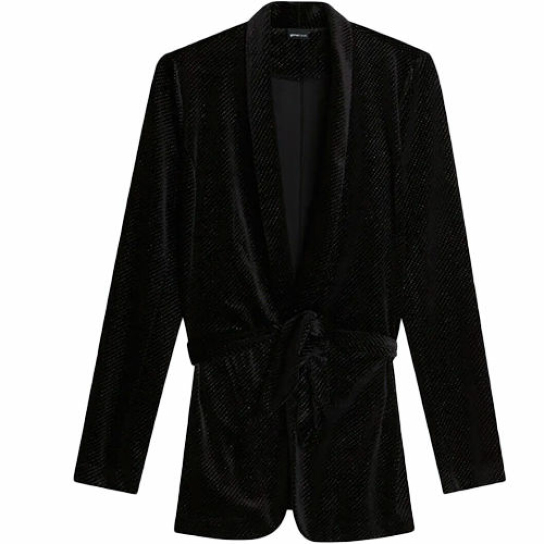 Svart glittrig blazer