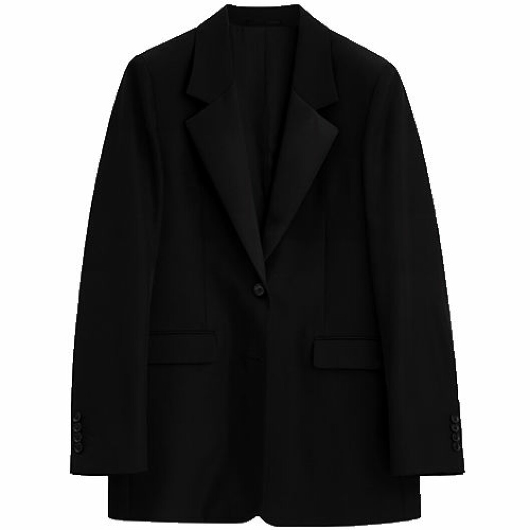 Blazer i rak modell och overzised