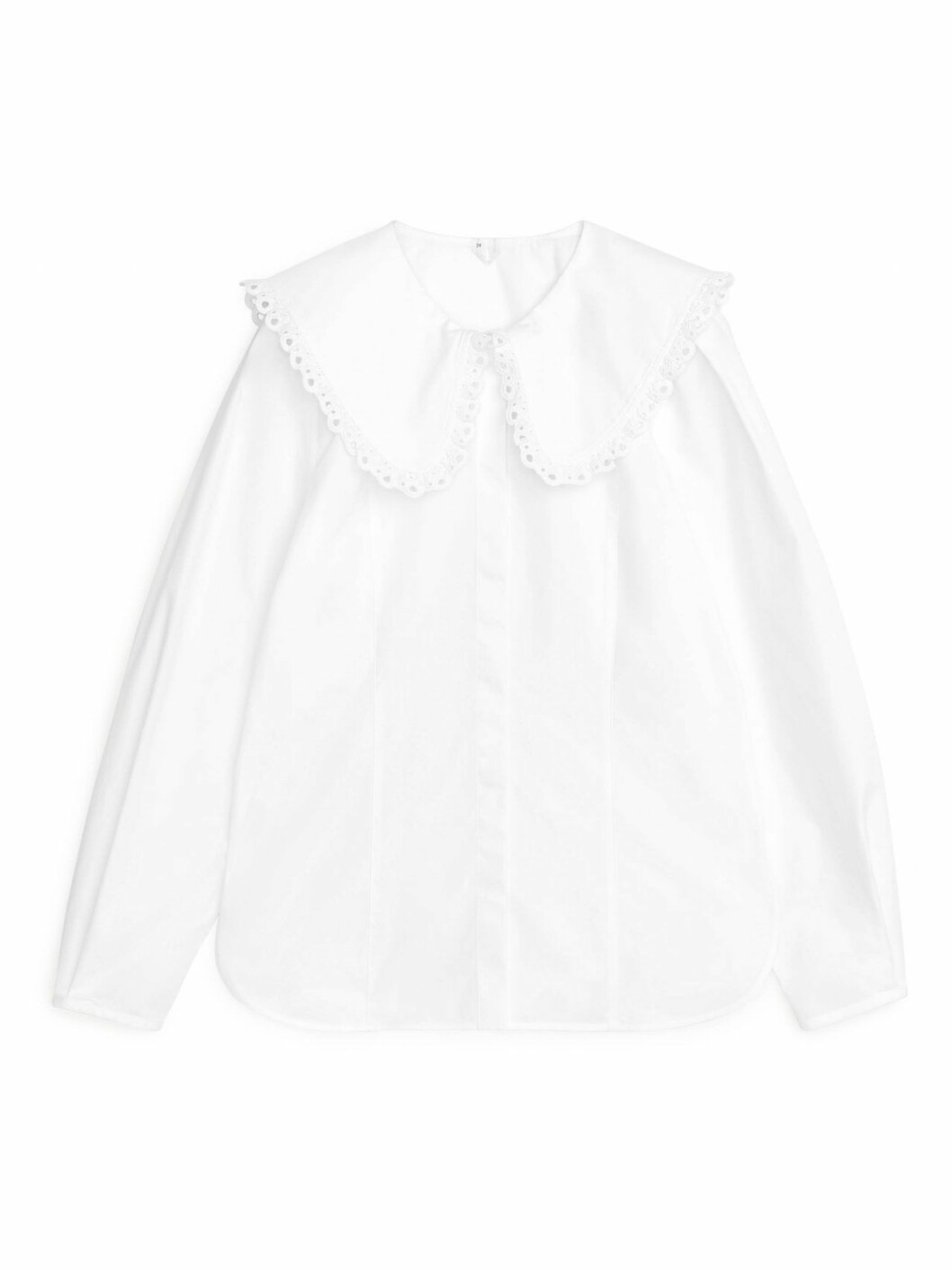 Blus med krage