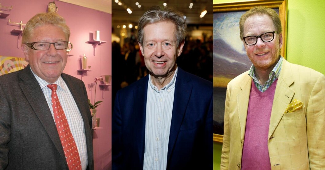 Bo Knutson, Jörgen Martinson och Claes Moser.