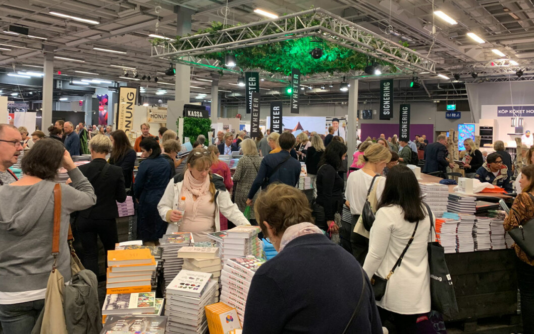 Årets vimmel på Bokmässan. Många tusen besökare – och en prinsessa! Vimlet på Bokmässan i Göteborg 2019.