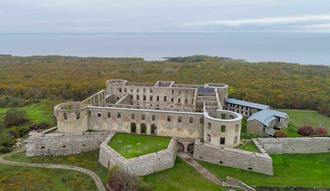 Borgholms slottsruin. En gång var detta ett storslaget barockslott, men branden på 1800-talet ödelade allt. Borgholms slottsruin, där Victoriakonserten äger rum 14 juli 2020