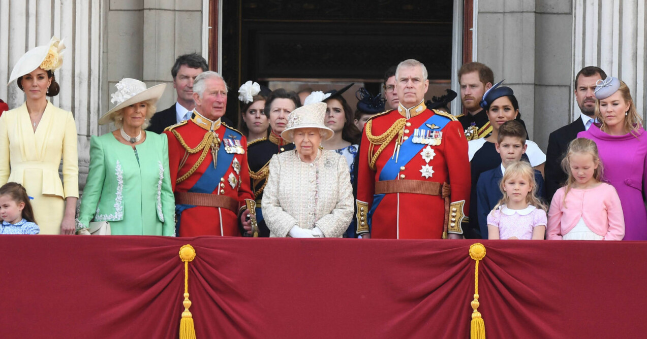 Drottning Elizabeth Brittiska kungafamiljen