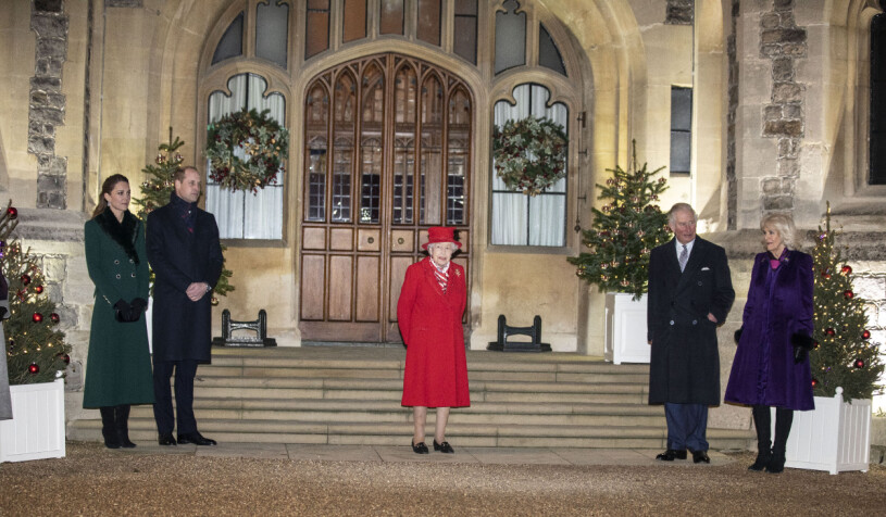 Drottning Elizabeth fick äntligen träffa sin familj – i alla fall för en liten stund. Brittiska kungafamiljen Slottet Windsor Windsor Castle Jul 2020