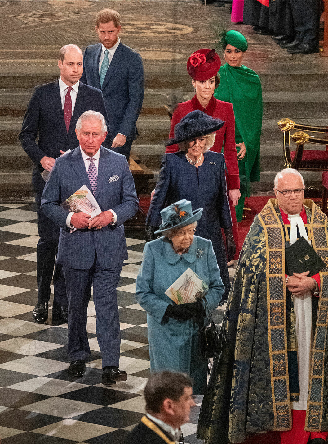Brittiska kungafamiljen samlad. Nu dröjer det innan vi får se dem alla tillsammans igen. Den brittiska kungafamiljen.