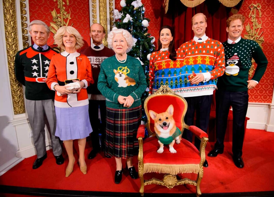 brittiska kungafamiljen Tussauds