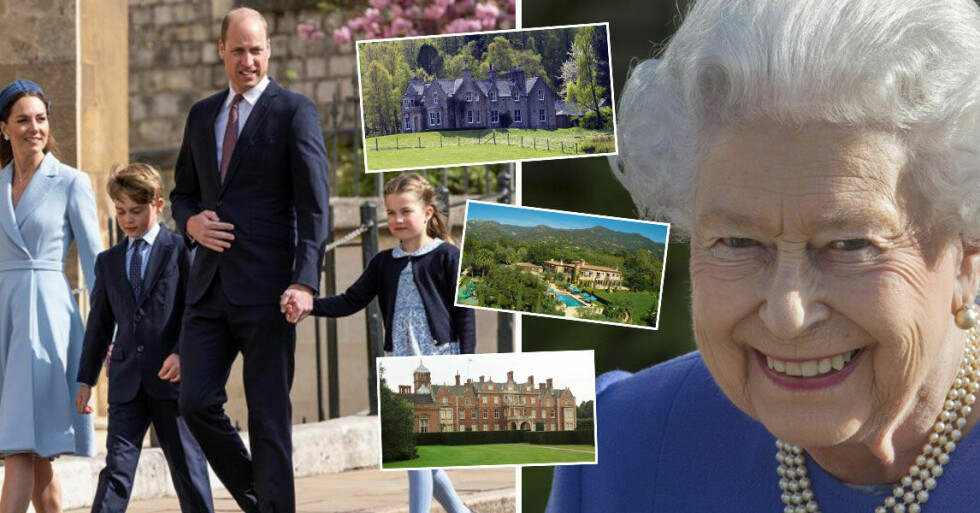 Sanningen om brittiska kungafamiljens privata slott och hus