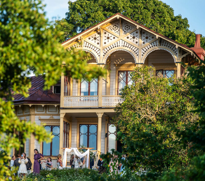 Huset som väntar på statsministern. Villa Loviseberg som ska bli evakueringsbostad åt statsministern