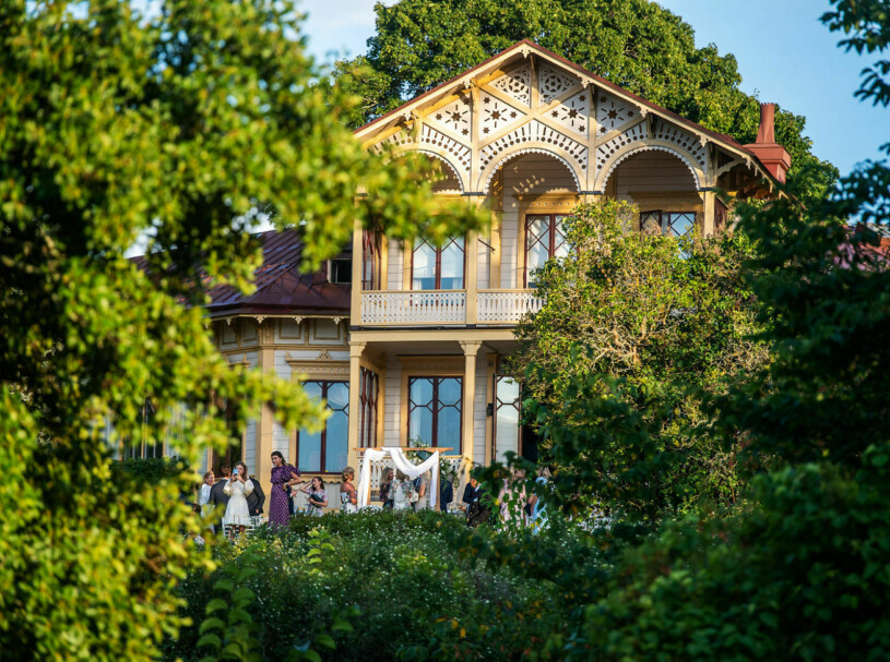 Vem ska evakueras till villan där kronprinsessparets vän gifte sig? Villa Loviseberg