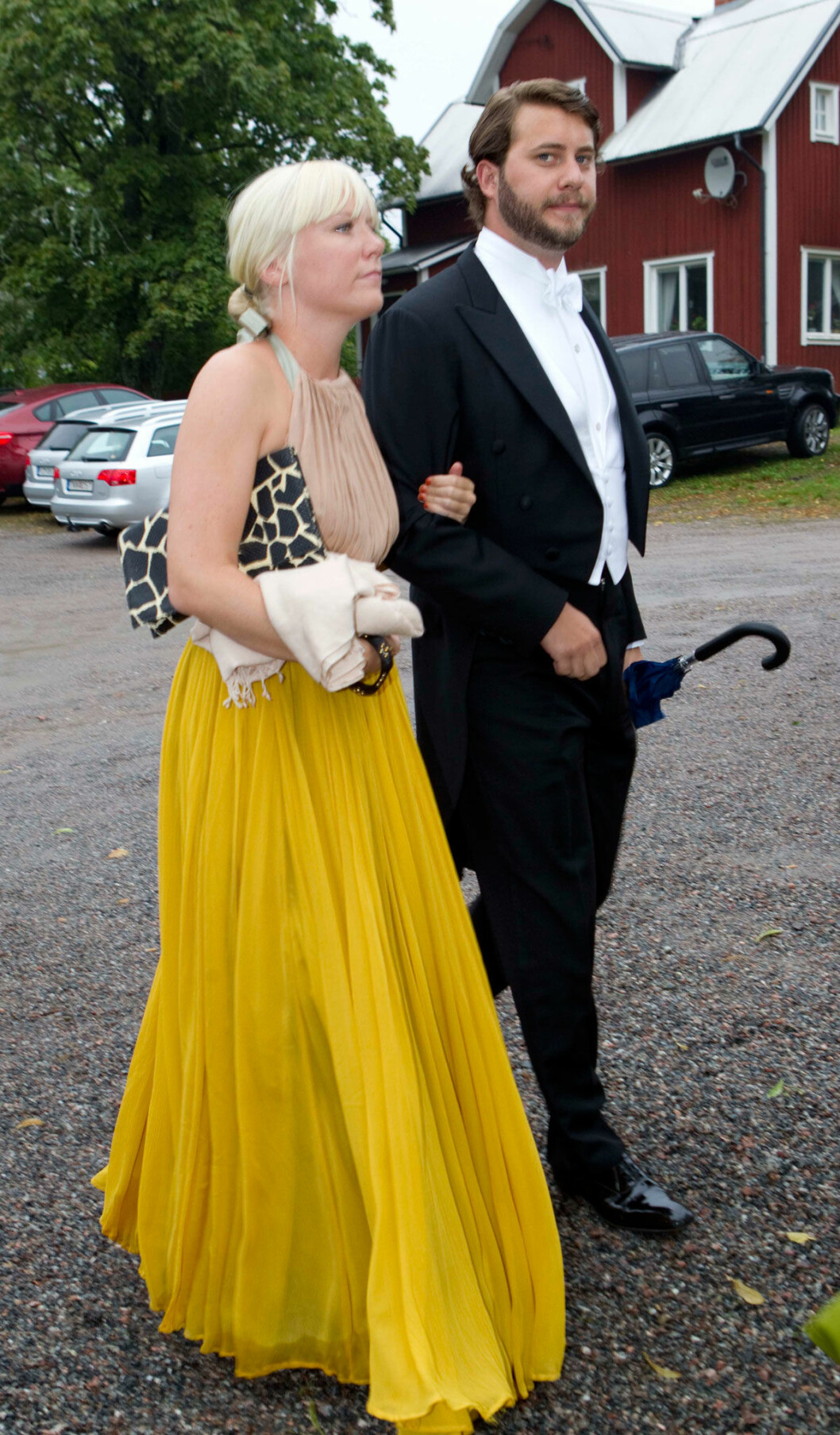 Prinsessan Christinas son Victor Magnuson med sin Frida Bergvall. Victor Magnuson och Frida Bergvall
