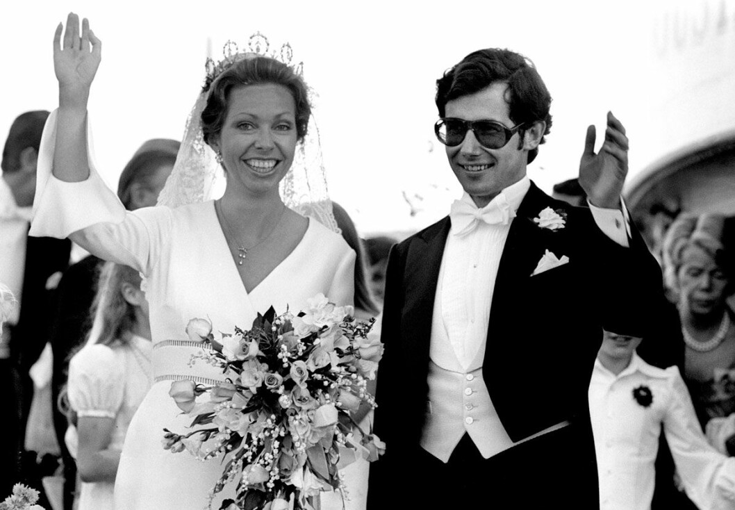 Vackra paret Christina och Tord Magnuson.