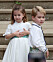 Prins George och Charlotte som näbbar.