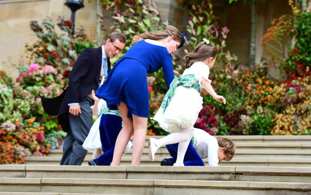 Lady Louise räddade stackars Louis! Lady Louise räddade stackars Louis!