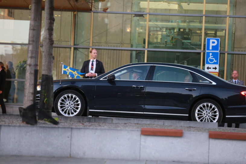 Kunglig limousin mottagning Kungliga Musikhögskolan