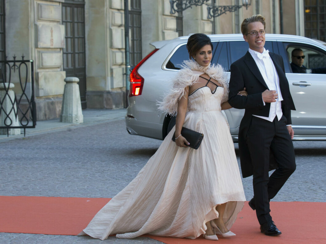 Calle Schulman och exfrun Anitha Schulman var gäster vid Carl Philips och Sofias bröllop 2015.