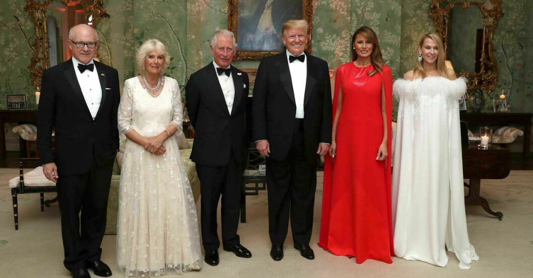 Camilla och Charles hos Trump