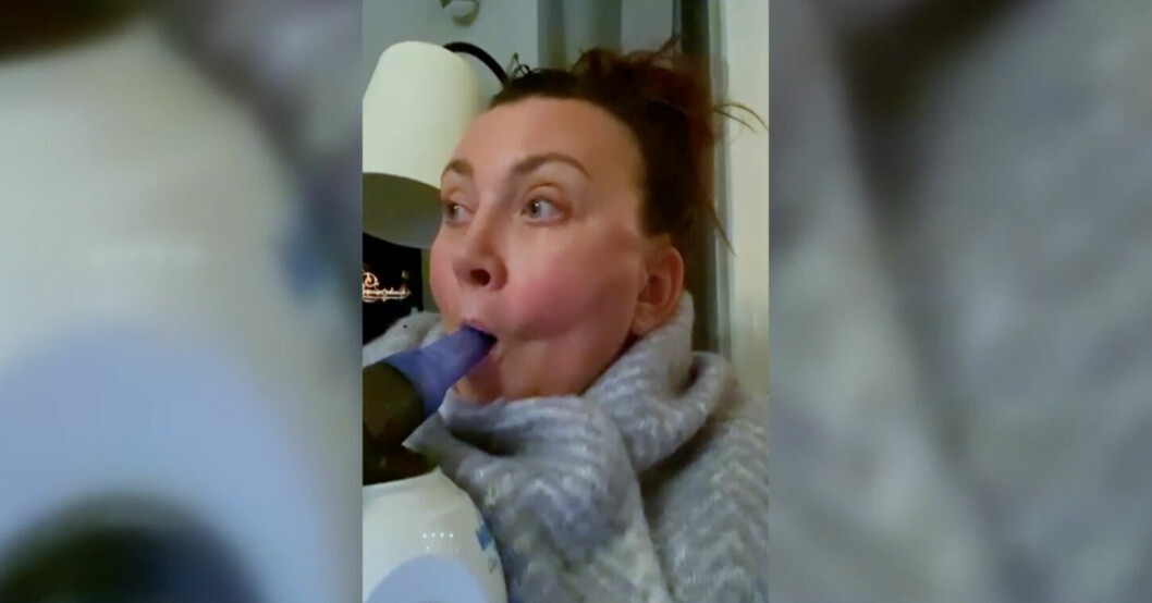 Camilla Läckberg införskaffade en ångmaskin inför sin medverkan i Masked Singer Sverige Camilla Läckberg
