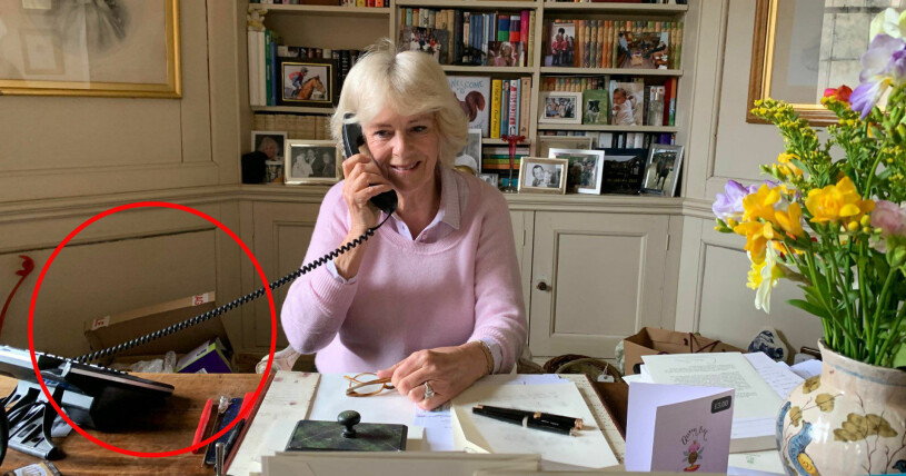 Kartongerna gick inte förbi obemärkta! Hertiginnan Camilla