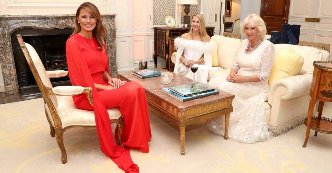 Camilla och Melania Trump 