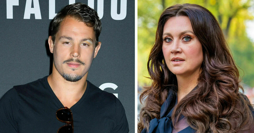 Camilla kunde inte hålla tillbaka tårarna. Simon Sköld och Camilla Läckberg