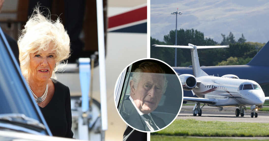 Kung Charles oro – Camilla i otäckt flygdrama: "Hör en smäll"