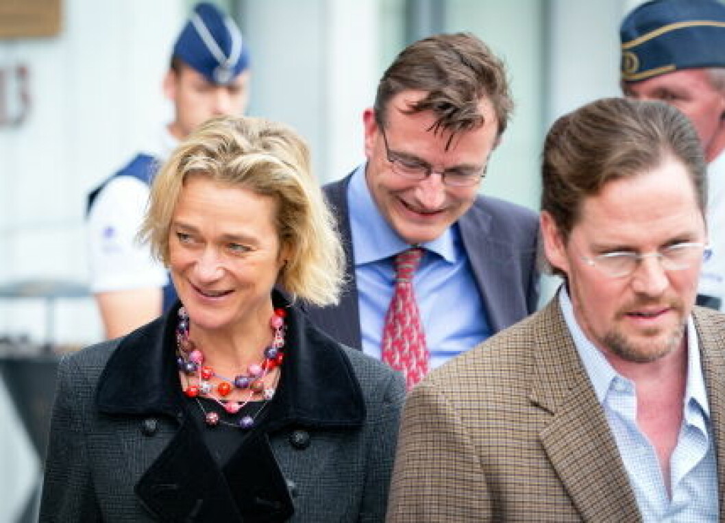 Delphine Boel at court in Brussels