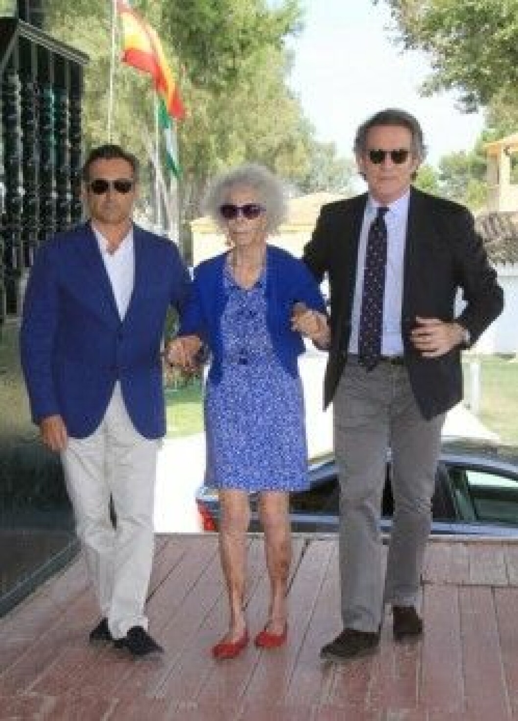 Duchess of Alba enjoyed the II Ruta Via de la Plata horse riding competition