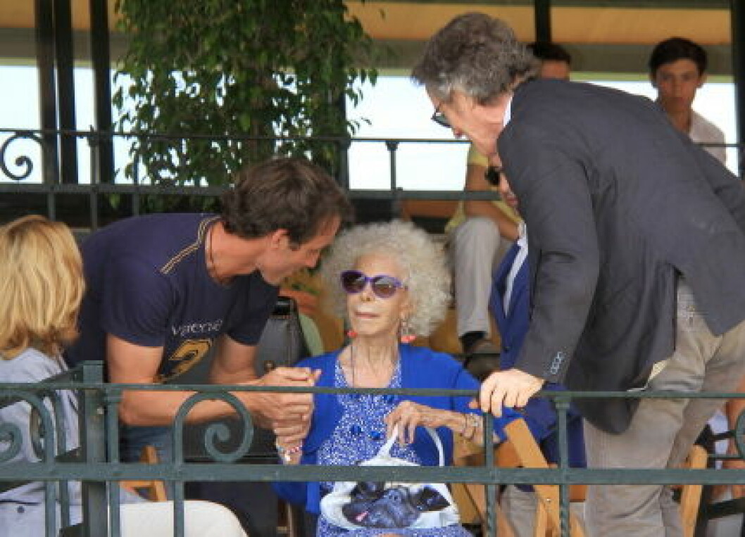 Duchess of Alba enjoyed the II Ruta Via de la Plata horse riding competition