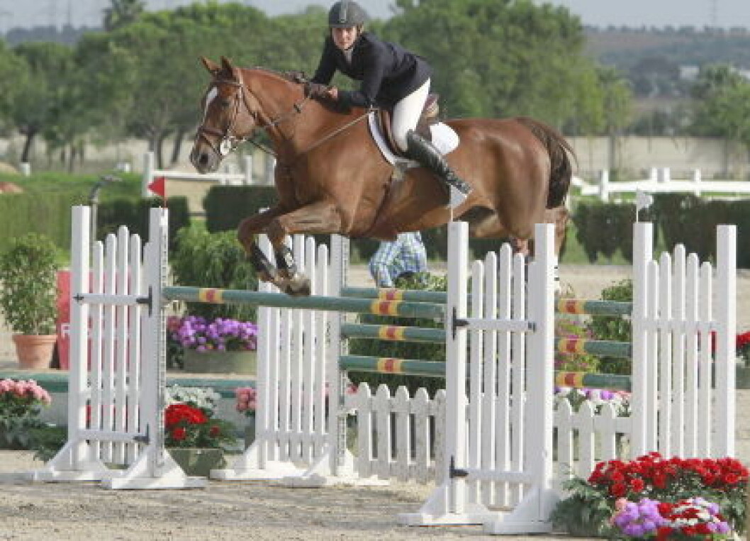 Princess Elena of Spain and Luis Astolfi took part in the II Ruta Via de la Plata horse riding competition in Seville