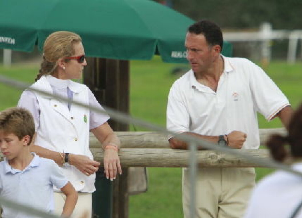 Princess Elena of Spain and Luis Astolfi took part in the II Ruta Via de la Plata horse riding competition in Seville