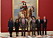 Spains King Juan Carlos and Queen Sofia attend the opening of the exhibition  Portraits of the Royal Collections