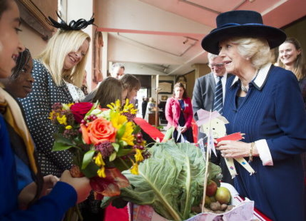 The Duchess of Cornwall attending th..........