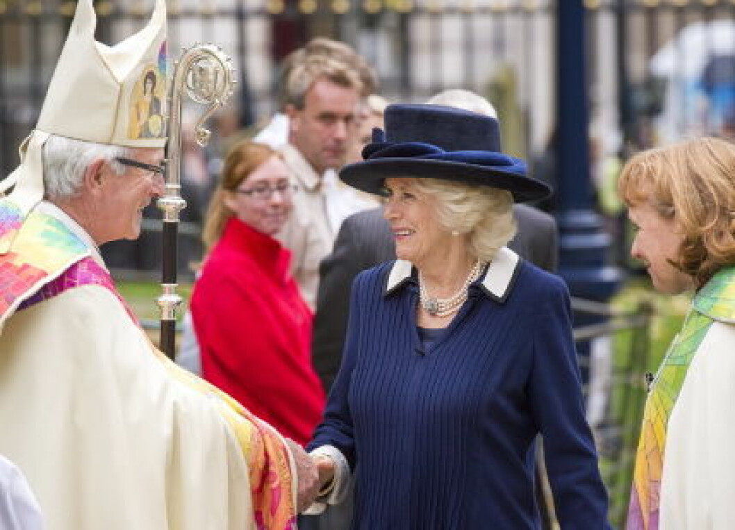 The Duchess of Cornwall meets David..........