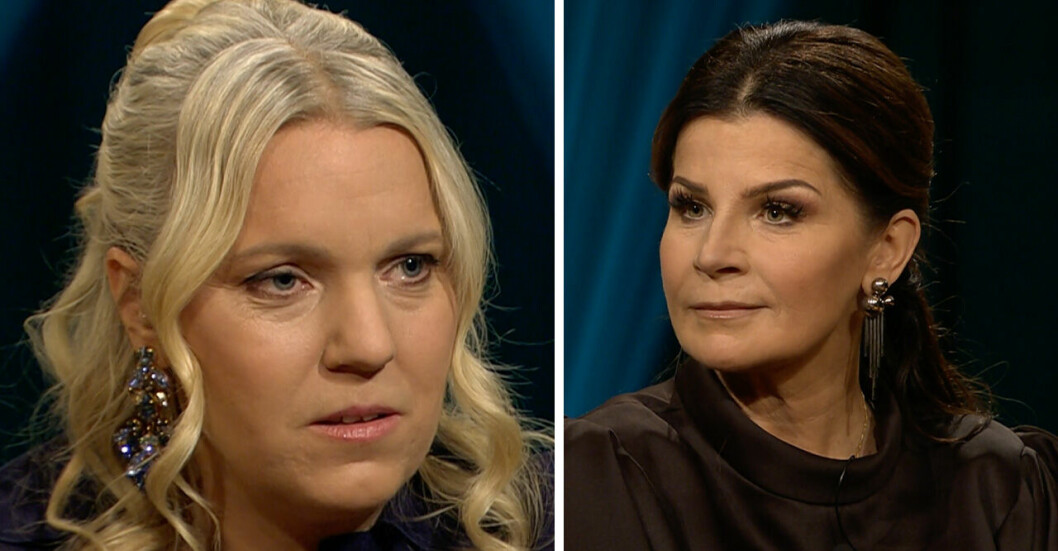 Carola vägrar svara på Carina Bergfeldts känsliga fråga i sändning