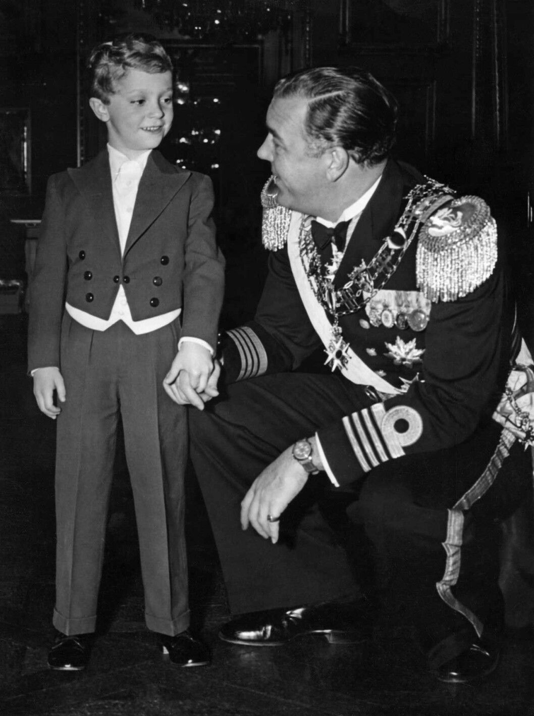 Kronprins Carl Gustaf tillsammans med Prins Bertil. Kronprins Carl Gustaf tillsammans med Prins Bertil.