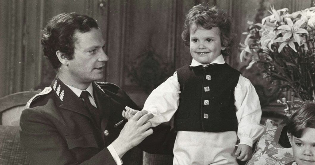 Carl Philip firade jul 1981. Prins Carl Philip firade jul 1981.
