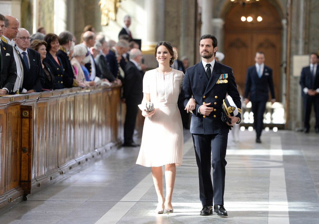 Prinsessan Sofia och prins Carl Philip som vi är vana att se dem.