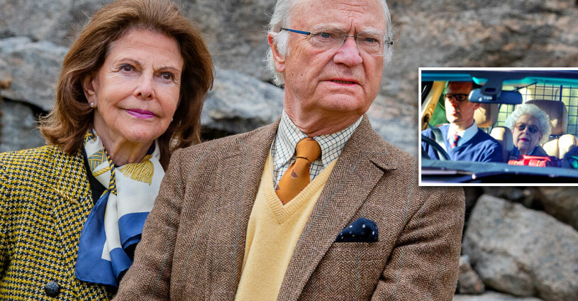 Kungaparet väntas båda närvara vid drottning Elizabeths begravning nästa måndag. Kungen drottning Silvia drottning Elizabeth