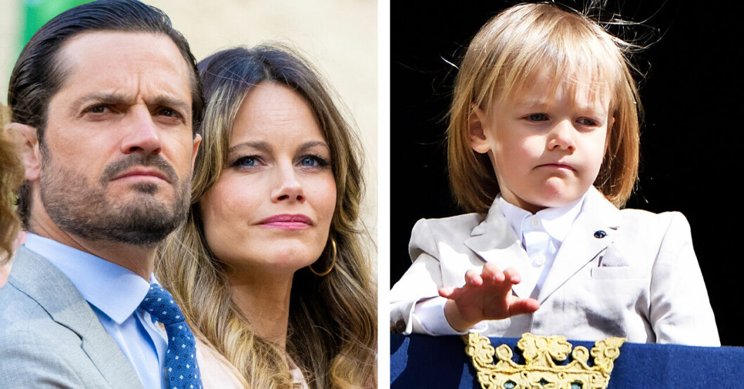 Prins Carl Philip, prinsessan Sofia och prins Gabriel