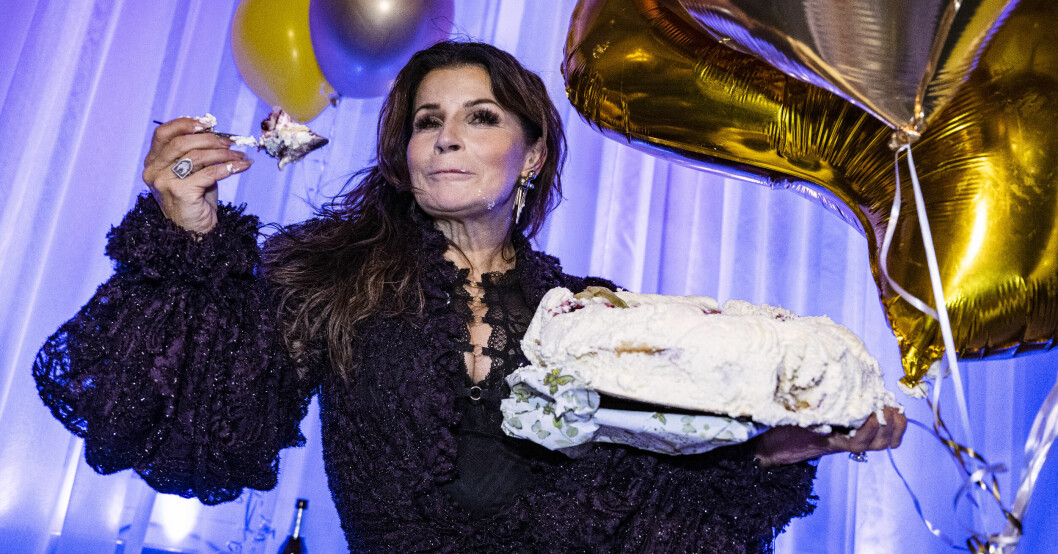 Ett lyckat medley firas med gräddtårta – det är sen gammalt! Carola Häggkvist